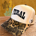 Feral canvas trucker, leopard